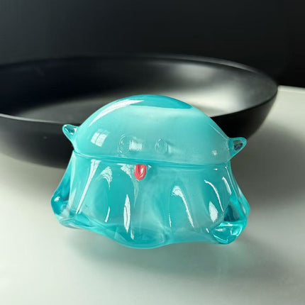 Cute Blue Transparent Earphone Case For Little Ghosts