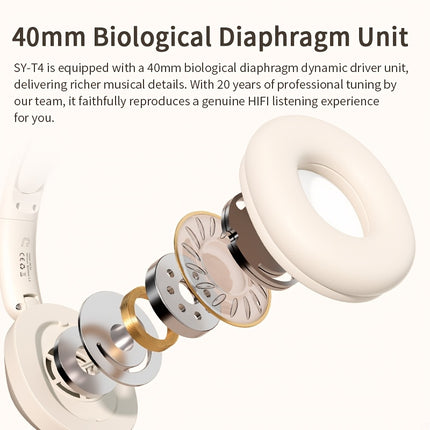 Bluetooth Headset with Microphone, 15h Battery Life, Foldable, Stereo