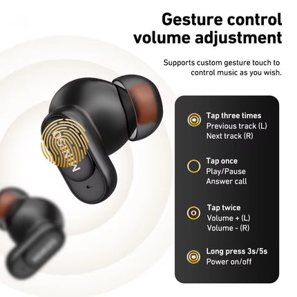 Wireless AI Translation Earbuds with Noise Cancelling & Bluetooth