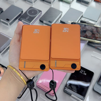 Ultra-thin External Battery With Color Screen Stand And Wireless Magnetic Chargi