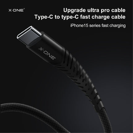 240W Dual Type-C Fast Charging Cable - Braided Nylon, Durable