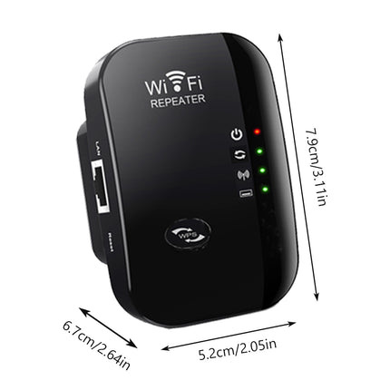 WiFi Extender Booster, WiFi Repeater Range Covers With Ethernet Port, WiFi Signa
