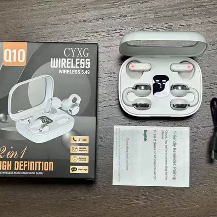 Q10 Q8 Dual-ear Wireless Bluetooth Headphones