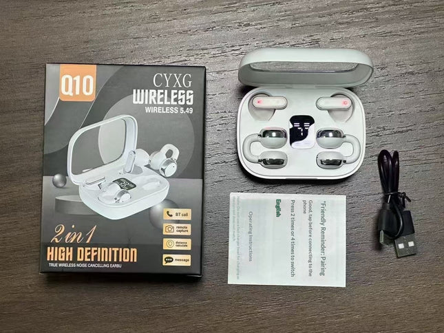 Q10 Q8 Dual-ear Wireless Bluetooth Headphones