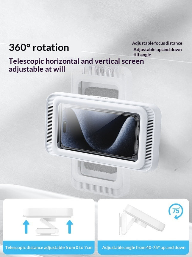 Removable And Rotatable Bathroom Phone Holder
