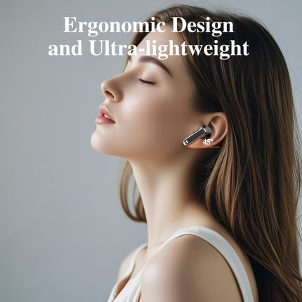 Wireless In-Ear Sports Headphones with Battery Level Display for Sports & Gaming