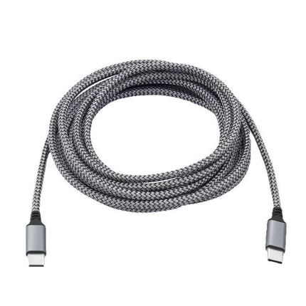 Extended PD Charging And Data Cable With Dual Type-c Connectors