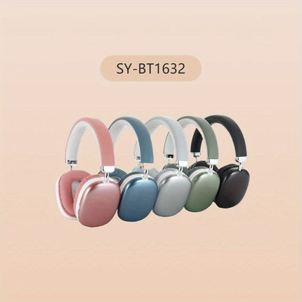 Bluetooth Headset With Microphone, 40-Hour Playback Time, Retractable Design, High-Quality Sound, Soft Memory Ear Cups