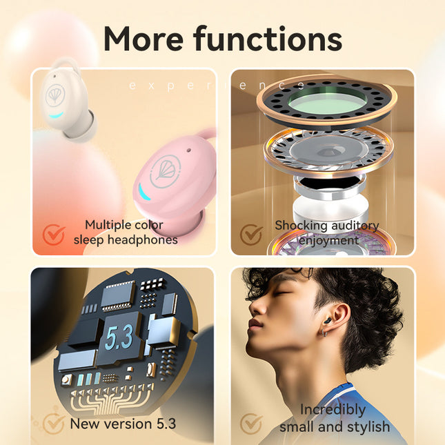 Yx12 Bluetooth Earbuds Single Ear In-ear Mini Wireless Headphones