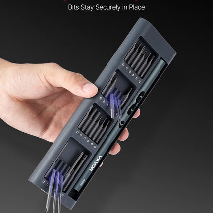 Electric Precision Screwdriver Set, 48 Magnetic Bits, Mini