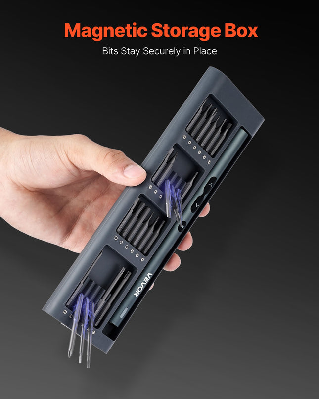 Electric Precision Screwdriver Set, 48 Magnetic Bits, Mini