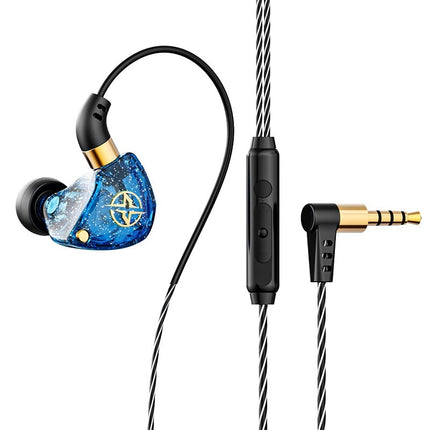 Sports Extra Bass Cellphone 3 M Lengthened Wired Headset For Anchor