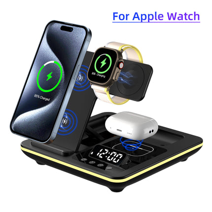 Foldable 3-In-1 Desktop Phone Stand Multi-Function Digital