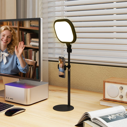 Selfie Light For Video Conference Lighting, Dimmable Desk