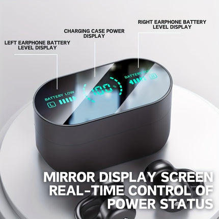 Wireless Open-back Headphones, Bluetooth Clip-on Earbuds, Sports Headphones, Ult