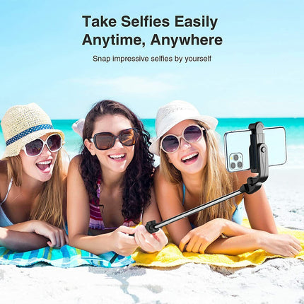 Bluetooth Selfie Tripod Telescopic Stick Remote Monopod
