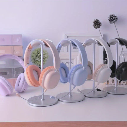 Over-Ear Bluetooth Headphones with Microphone 15h Battery Gaming Headset