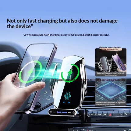 In-Car Wireless Charging And Navigation Mount For Your Phone