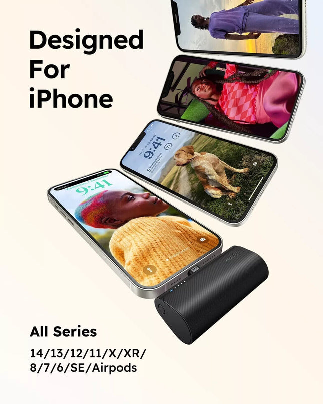 mAh Mini Pocket Capsule Power Bank 20W Fast Charging