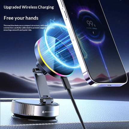 Vacuum-Suction Car Phone Holder