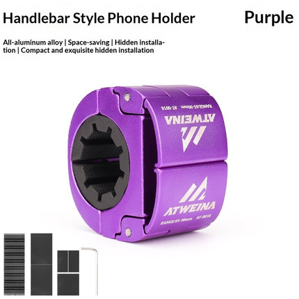 Hidden-style Bicycle Aluminum Alloy Phone Navigation Mount