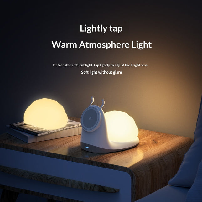 Snail Night Light Magnetic Wireless Charger