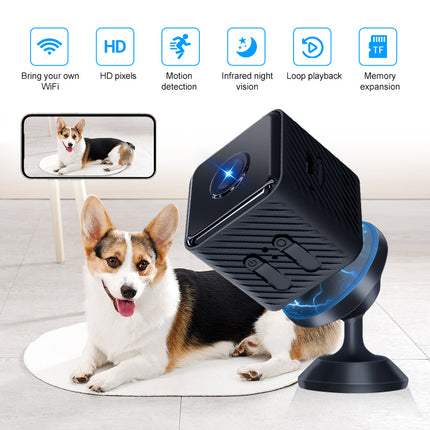 Mini WiFi Surveillance Camera Night Vision Motion Detection 1080P