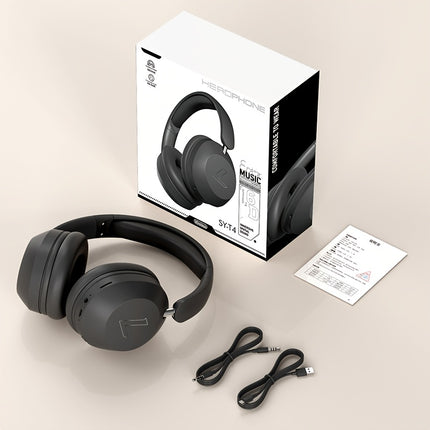 Bluetooth Headset with Microphone, 15h Battery Life, Foldable, Stereo