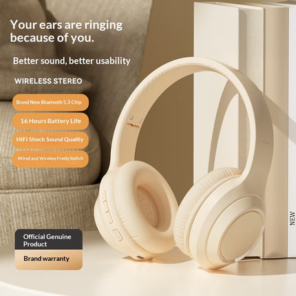 Bluetooth Over Ear Headphones With A Foldable All Around Ear Design And A Built