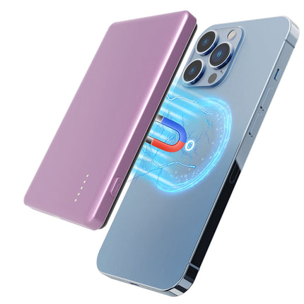 In 1 5000mAh 8Mm Slim Magsafe Wireless Power Bank PD20W