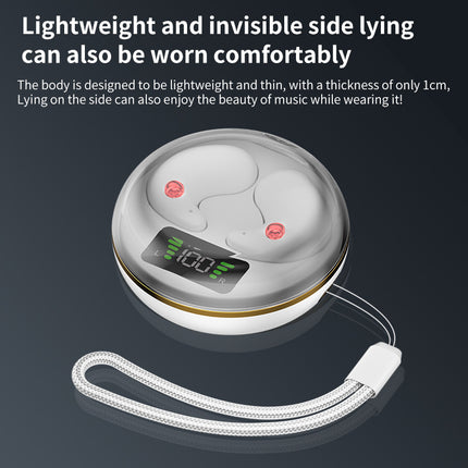 Bluetooth Wireless TWS Sleep Headphones Binaural Mini Portable Digital Displ