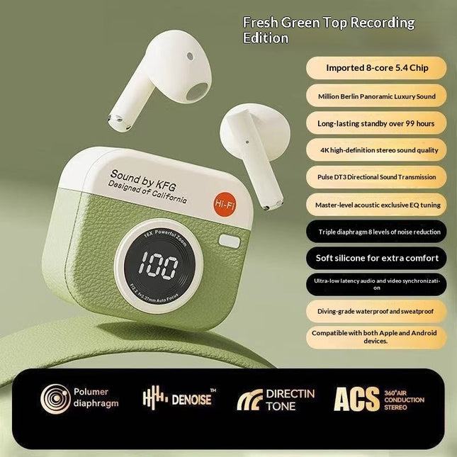 Mini Painless Touch-control Call Bluetooth Earbuds With High Sound Quality And U