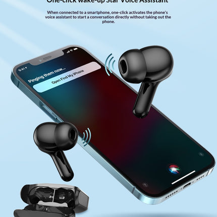 TWS Bluetooth In-Ear Earbuds with 8h Battery & Noise Cancelling