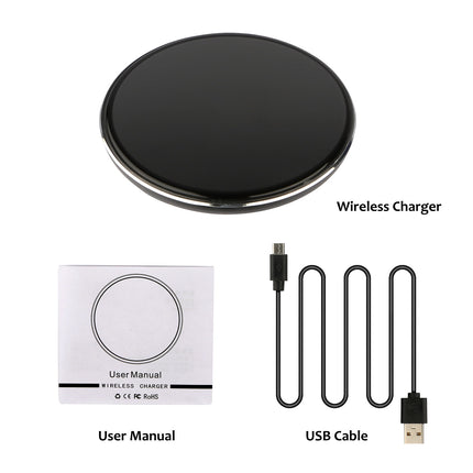 Pc Wireless Charger Qi-Certified Ultra-Slim 5W Charging Pad