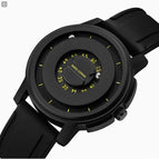 Black shell yellow / Silicone strap style