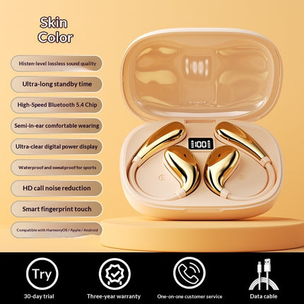 Noise-canceling Wireless High-fidelity Sports Bluetooth Earbuds With Long Batter