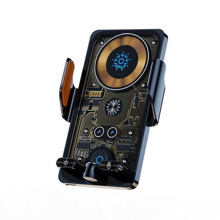 Transparent In-car Phone Holder With Smart Sensing And Wireless Charging