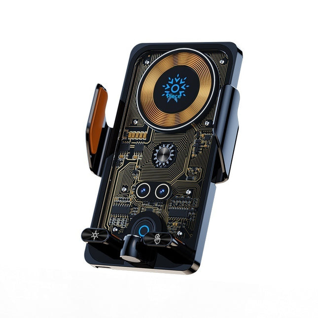 Transparent In-car Phone Holder With Smart Sensing And Wireless Charging