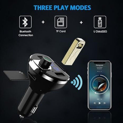 T20 Bluetooth FM Transmitter Car Hands-free MP3 USB Charger