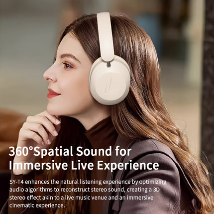 Bluetooth Headset with Microphone, 15h Battery Life, Foldable, Stereo
