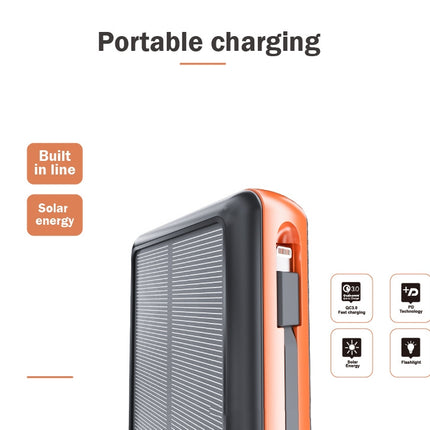 PD 22.5w Solar-powered Portable Power Bank