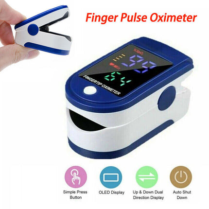 Finger Pulse Oximeter SpO2 Blood Oxygen Heart Rate Monitor
