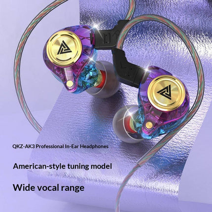 Wired In-ear High-fidelity Hifi Dynamic Coil Wired Control Live Broadcast Sports