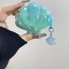 Blue seashell with pendant / AirPods 1 2