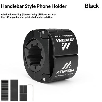 Hidden-style Bicycle Aluminum Alloy Phone Navigation Mount