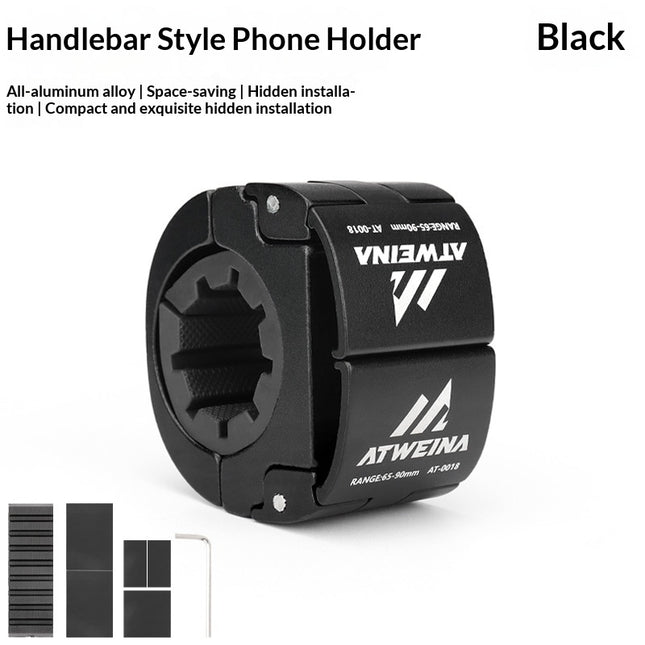 Hidden-style Bicycle Aluminum Alloy Phone Navigation Mount