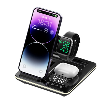 Foldable 3-In-1 Desktop Phone Stand Multi-Function Digital