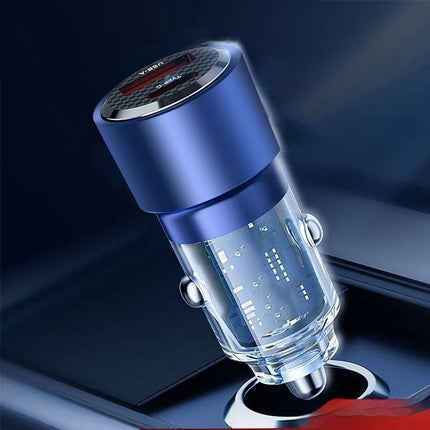 Hardware Transparent In-car Charger With Dual AC Ports And Super-fast Charging