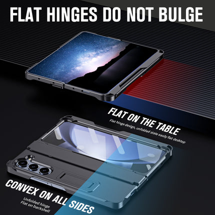 Phone Case Hinged Case With Built-In Screen Protector Side