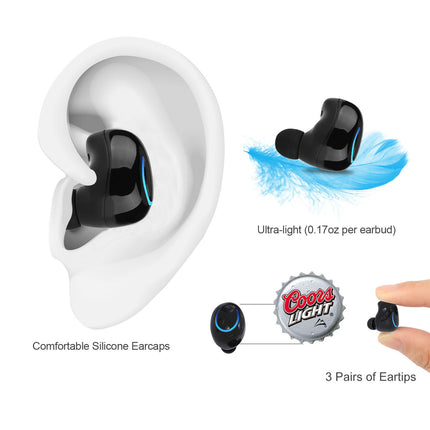 Wireless TWS Stereo Earbuds - Bluetooth In-Ear Headphones